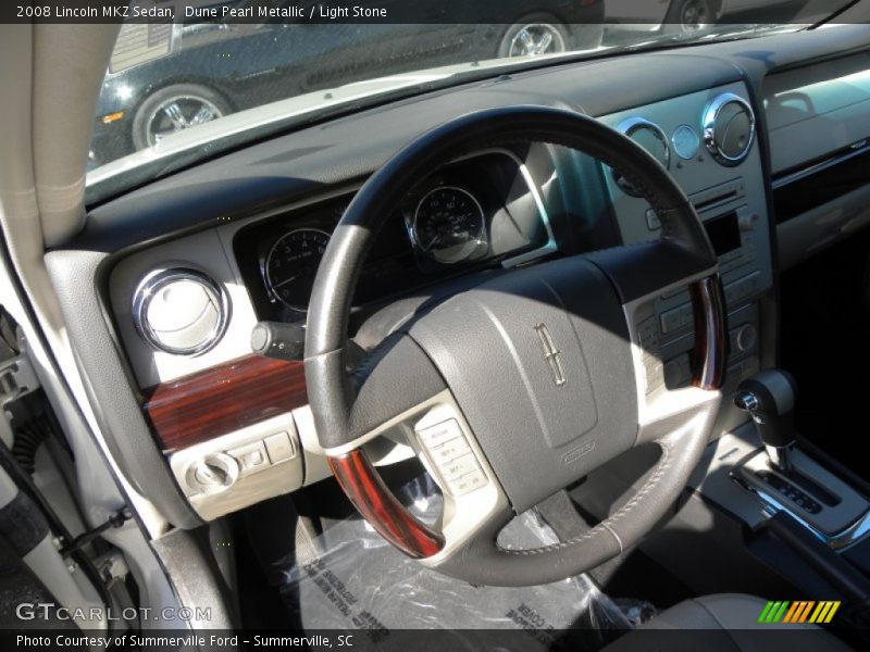 Dune Pearl Metallic / Light Stone 2008 Lincoln MKZ Sedan