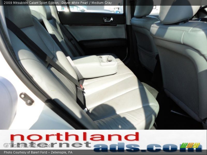 Dover White Pearl / Medium Gray 2009 Mitsubishi Galant Sport Edition