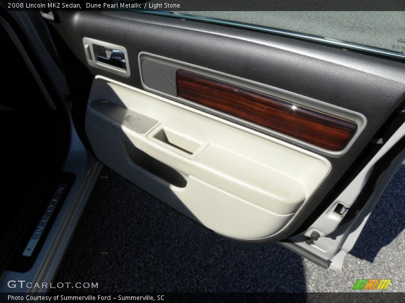 Dune Pearl Metallic / Light Stone 2008 Lincoln MKZ Sedan