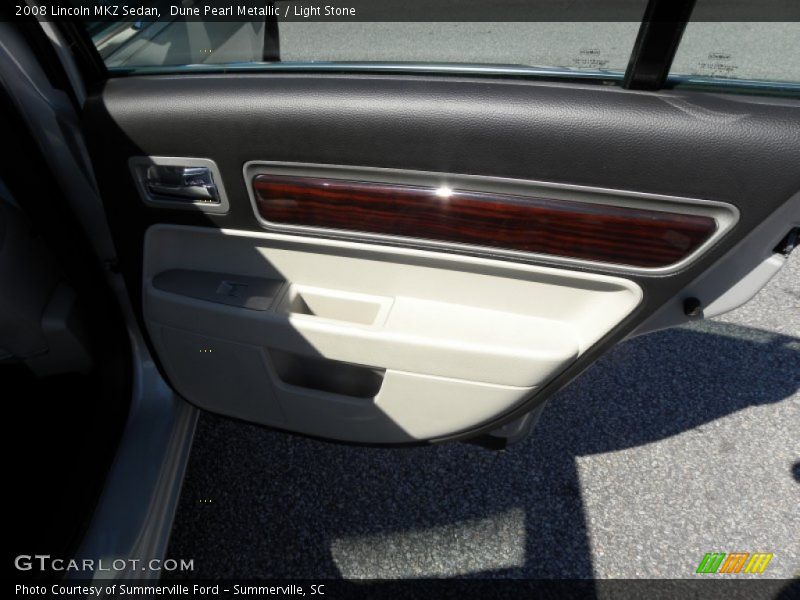 Dune Pearl Metallic / Light Stone 2008 Lincoln MKZ Sedan