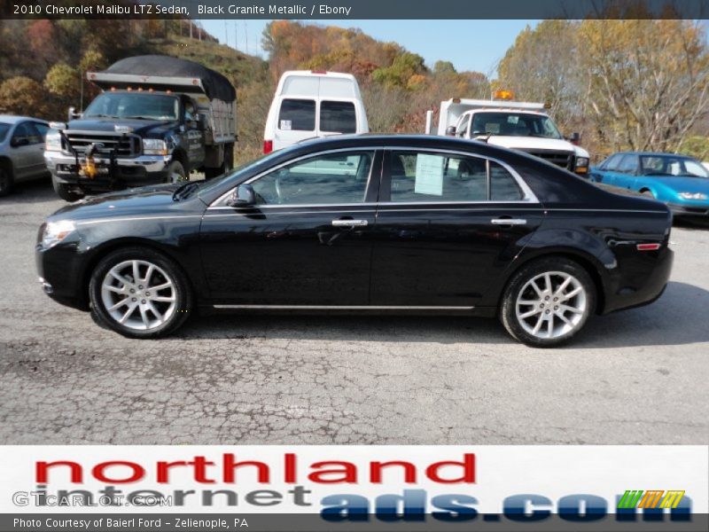 Black Granite Metallic / Ebony 2010 Chevrolet Malibu LTZ Sedan