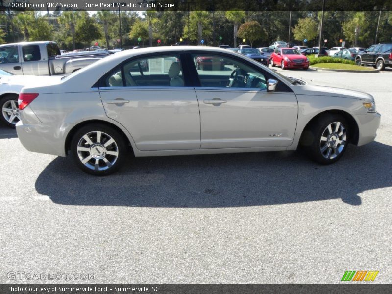 Dune Pearl Metallic / Light Stone 2008 Lincoln MKZ Sedan