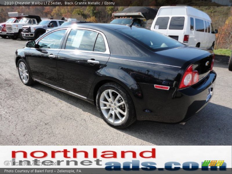Black Granite Metallic / Ebony 2010 Chevrolet Malibu LTZ Sedan