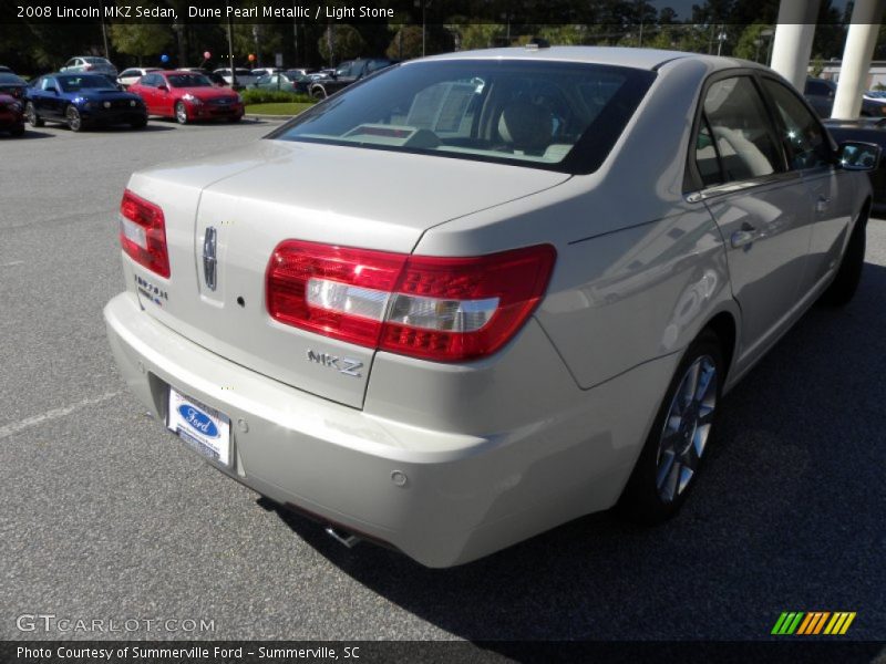 Dune Pearl Metallic / Light Stone 2008 Lincoln MKZ Sedan