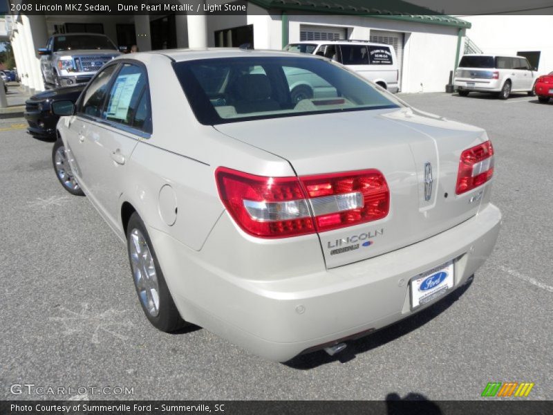 Dune Pearl Metallic / Light Stone 2008 Lincoln MKZ Sedan