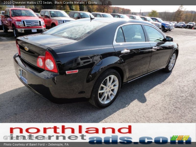 Black Granite Metallic / Ebony 2010 Chevrolet Malibu LTZ Sedan