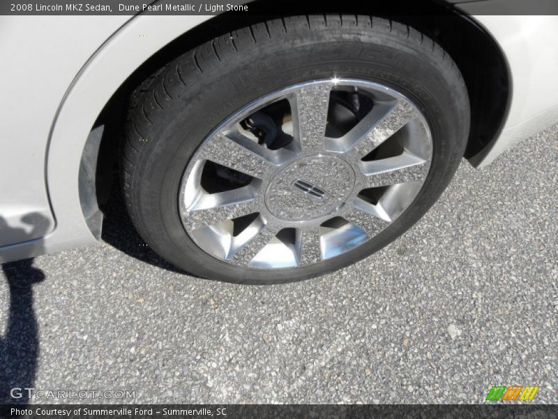 Dune Pearl Metallic / Light Stone 2008 Lincoln MKZ Sedan