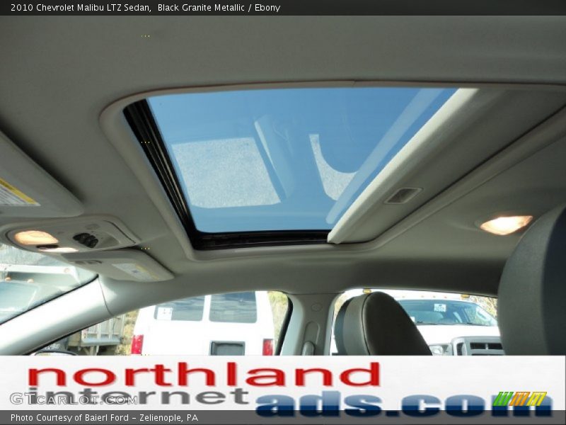 Black Granite Metallic / Ebony 2010 Chevrolet Malibu LTZ Sedan