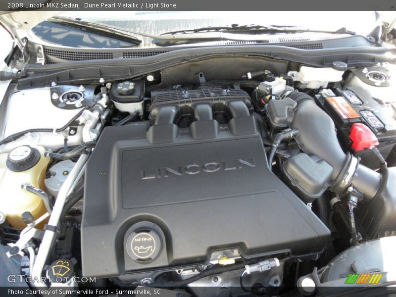Dune Pearl Metallic / Light Stone 2008 Lincoln MKZ Sedan
