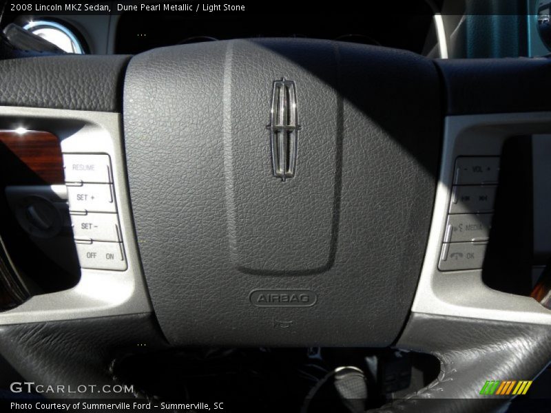 Dune Pearl Metallic / Light Stone 2008 Lincoln MKZ Sedan