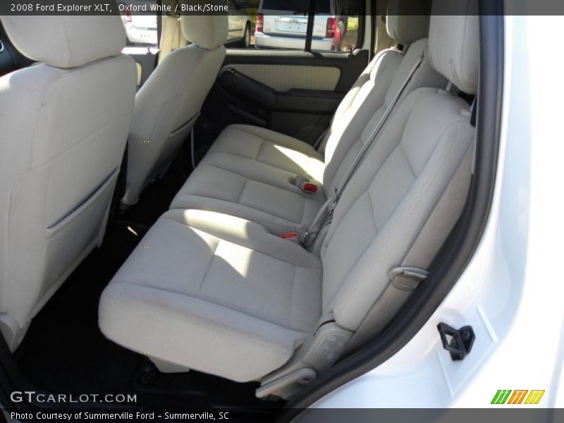 Oxford White / Black/Stone 2008 Ford Explorer XLT