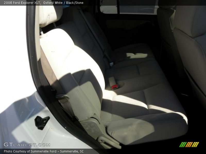 Oxford White / Black/Stone 2008 Ford Explorer XLT