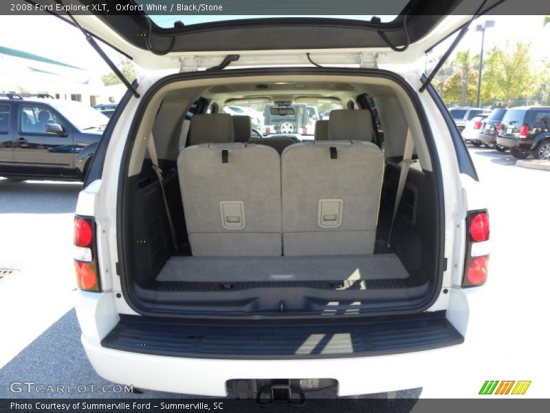 Oxford White / Black/Stone 2008 Ford Explorer XLT