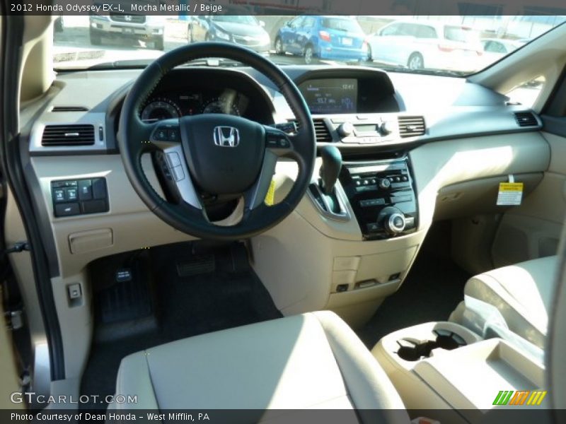 Dashboard of 2012 Odyssey EX-L