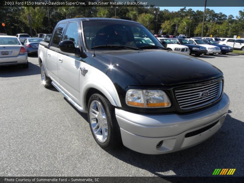 Black/Silver Metallic / Black/Silver 2003 Ford F150 Harley-Davidson SuperCrew