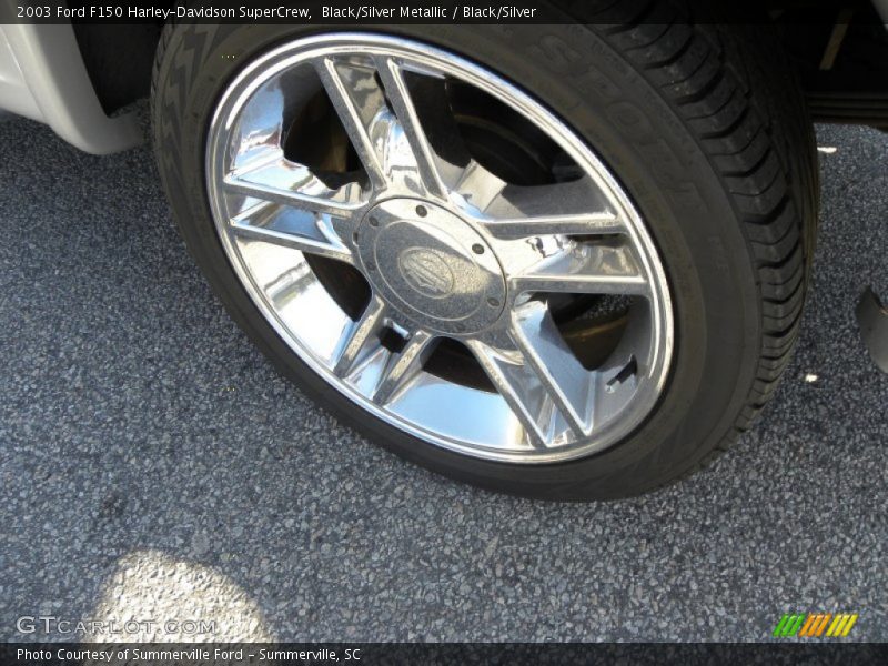 Black/Silver Metallic / Black/Silver 2003 Ford F150 Harley-Davidson SuperCrew