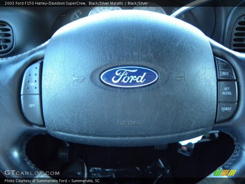 Black/Silver Metallic / Black/Silver 2003 Ford F150 Harley-Davidson SuperCrew