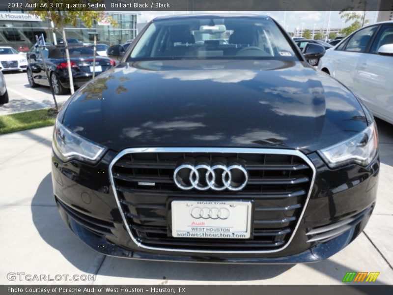 Brilliant Black / Black 2012 Audi A6 3.0T quattro Sedan