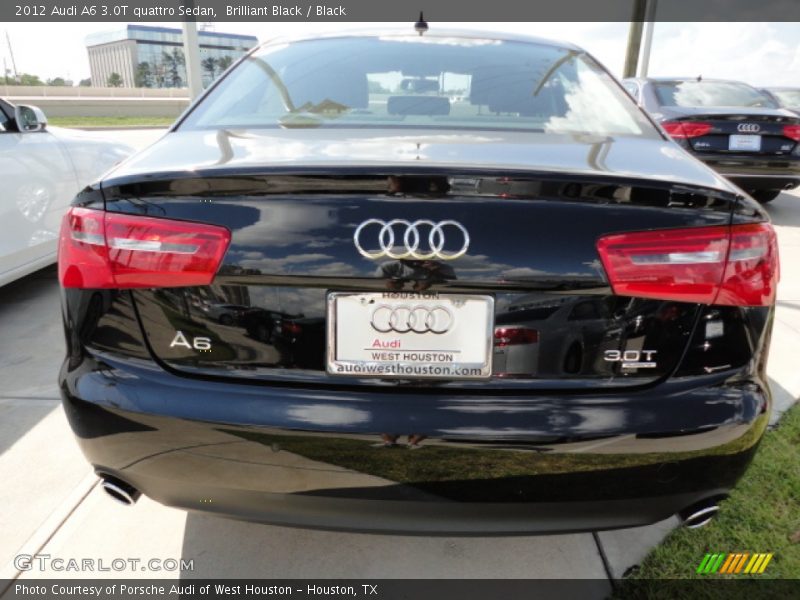 Brilliant Black / Black 2012 Audi A6 3.0T quattro Sedan