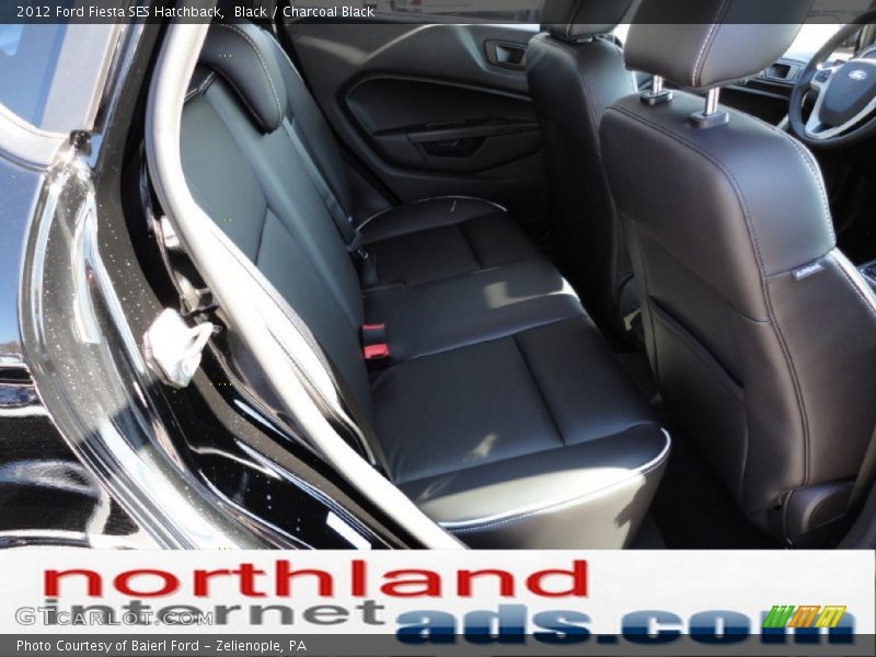 Black / Charcoal Black 2012 Ford Fiesta SES Hatchback