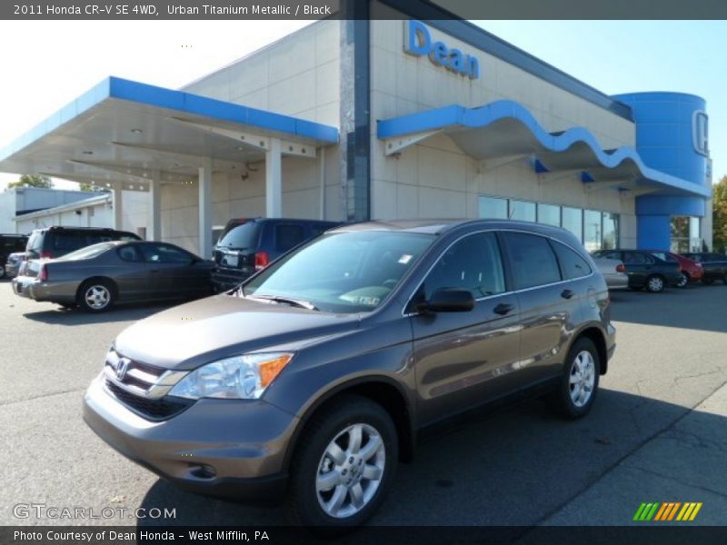 Urban Titanium Metallic / Black 2011 Honda CR-V SE 4WD