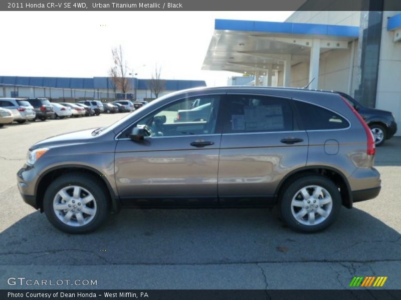 Urban Titanium Metallic / Black 2011 Honda CR-V SE 4WD