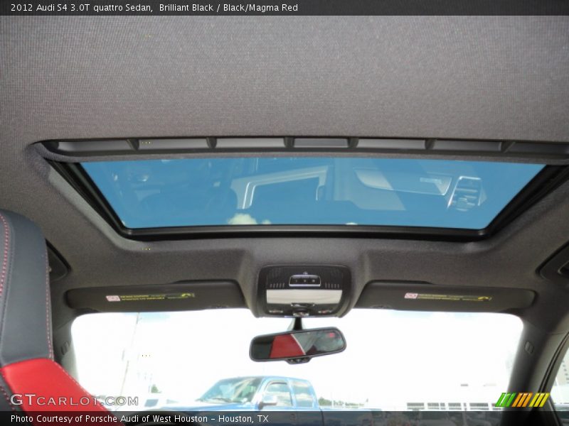 Sunroof of 2012 S4 3.0T quattro Sedan