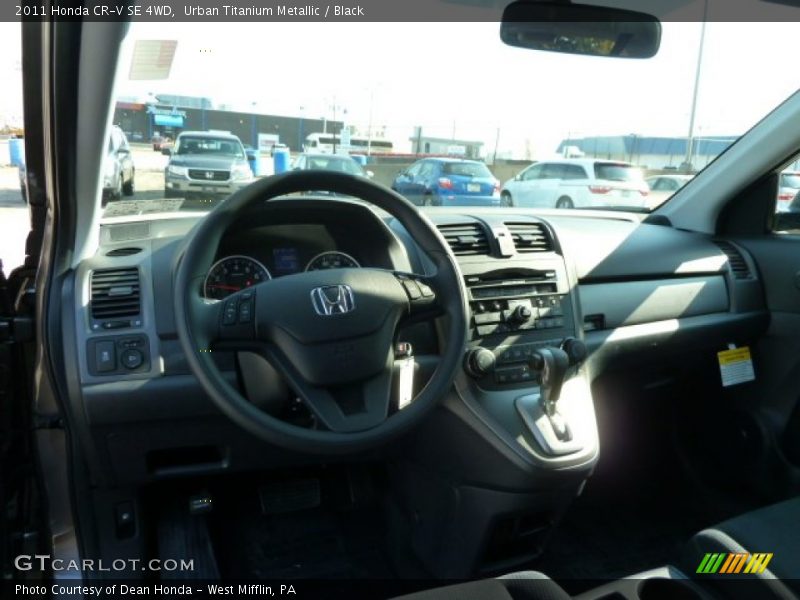 Urban Titanium Metallic / Black 2011 Honda CR-V SE 4WD