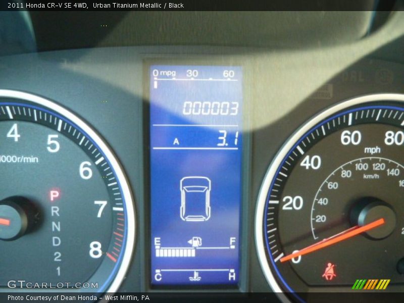 Urban Titanium Metallic / Black 2011 Honda CR-V SE 4WD