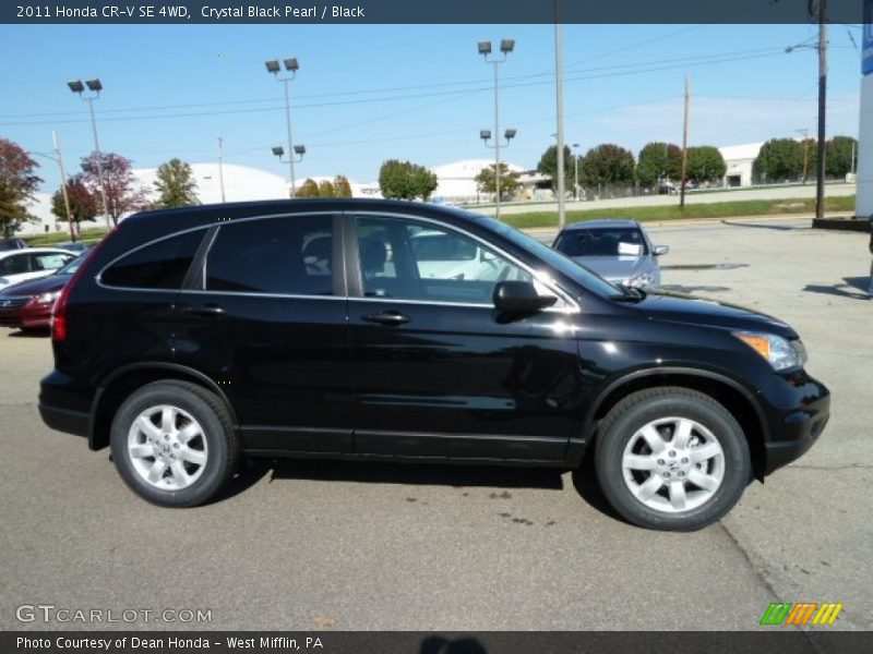 Crystal Black Pearl / Black 2011 Honda CR-V SE 4WD