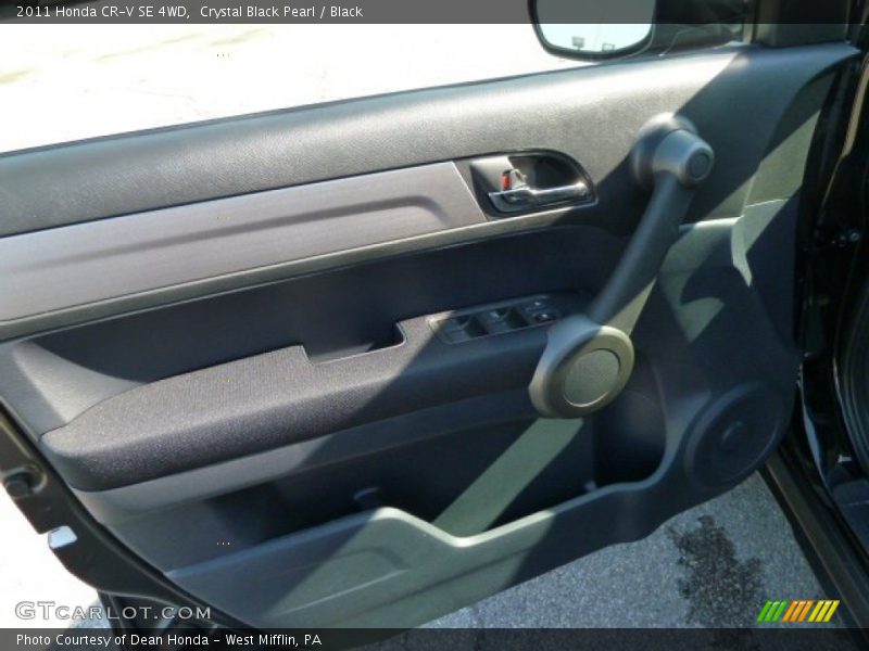 Crystal Black Pearl / Black 2011 Honda CR-V SE 4WD