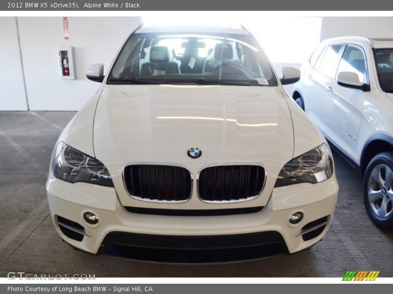 Alpine White / Black 2012 BMW X5 xDrive35i