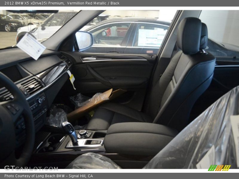 Vermillion Red Metallic / Black 2012 BMW X5 xDrive35i Premium