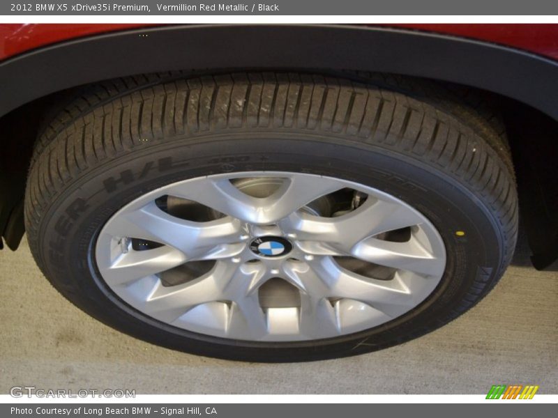 Vermillion Red Metallic / Black 2012 BMW X5 xDrive35i Premium