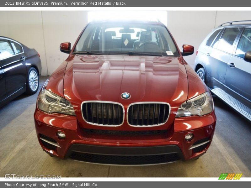 Vermillion Red Metallic / Black 2012 BMW X5 xDrive35i Premium