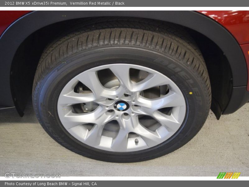 Vermillion Red Metallic / Black 2012 BMW X5 xDrive35i Premium
