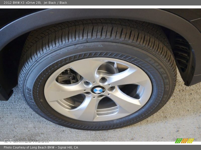 Jet Black / Black 2012 BMW X3 xDrive 28i