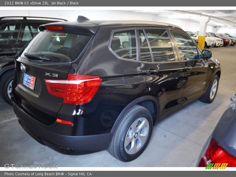 Jet Black / Black 2012 BMW X3 xDrive 28i
