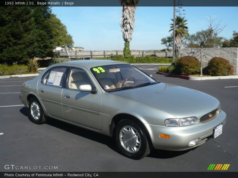 Beige Metallic / Beige 1993 Infiniti J 30