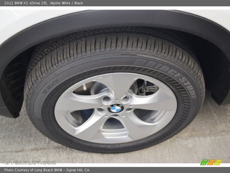 Alpine White / Black 2012 BMW X3 xDrive 28i