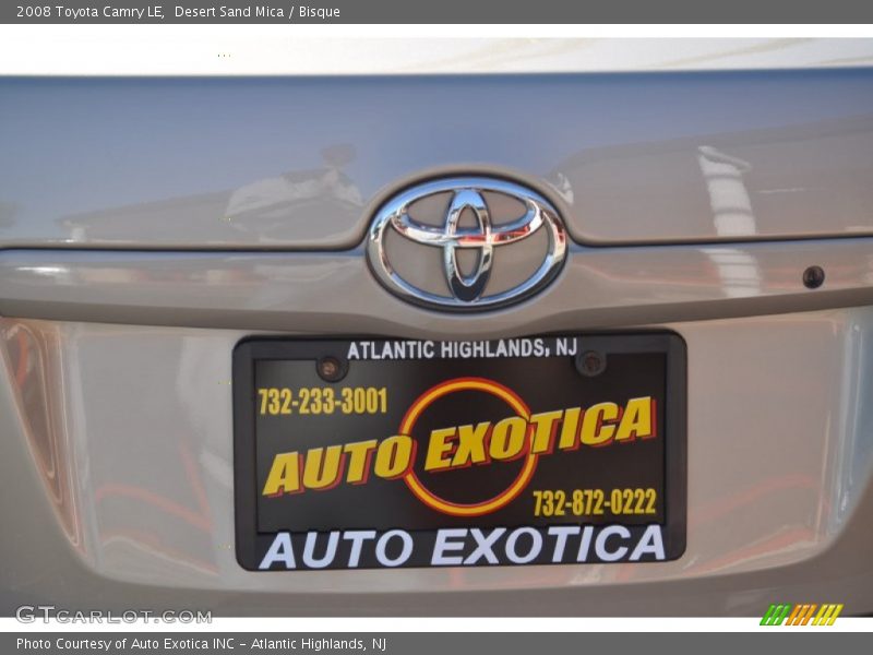 Desert Sand Mica / Bisque 2008 Toyota Camry LE