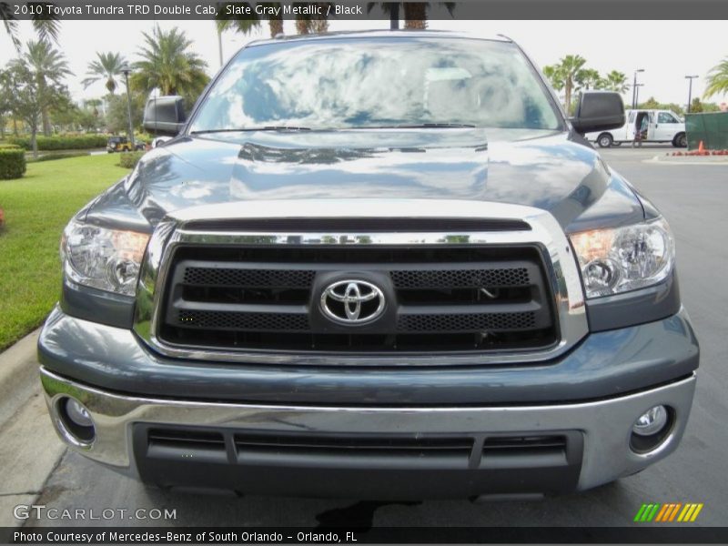 Slate Gray Metallic / Black 2010 Toyota Tundra TRD Double Cab