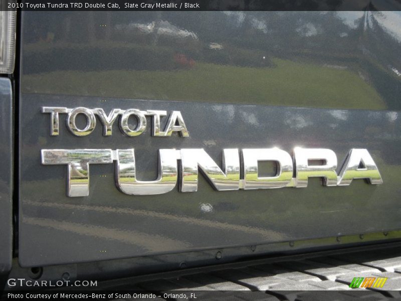 Slate Gray Metallic / Black 2010 Toyota Tundra TRD Double Cab