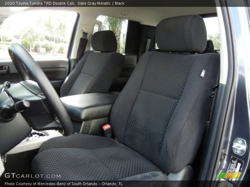 Slate Gray Metallic / Black 2010 Toyota Tundra TRD Double Cab