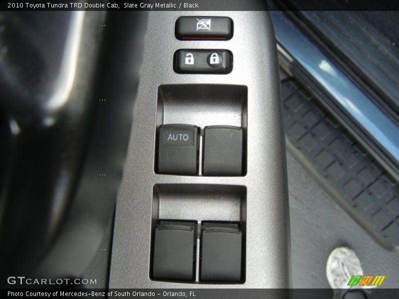 Slate Gray Metallic / Black 2010 Toyota Tundra TRD Double Cab