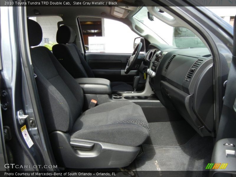 Slate Gray Metallic / Black 2010 Toyota Tundra TRD Double Cab