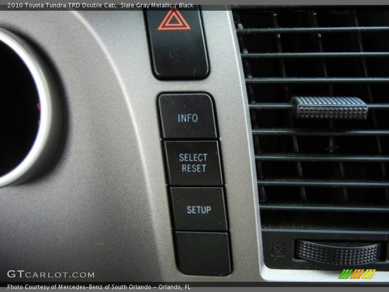 Slate Gray Metallic / Black 2010 Toyota Tundra TRD Double Cab