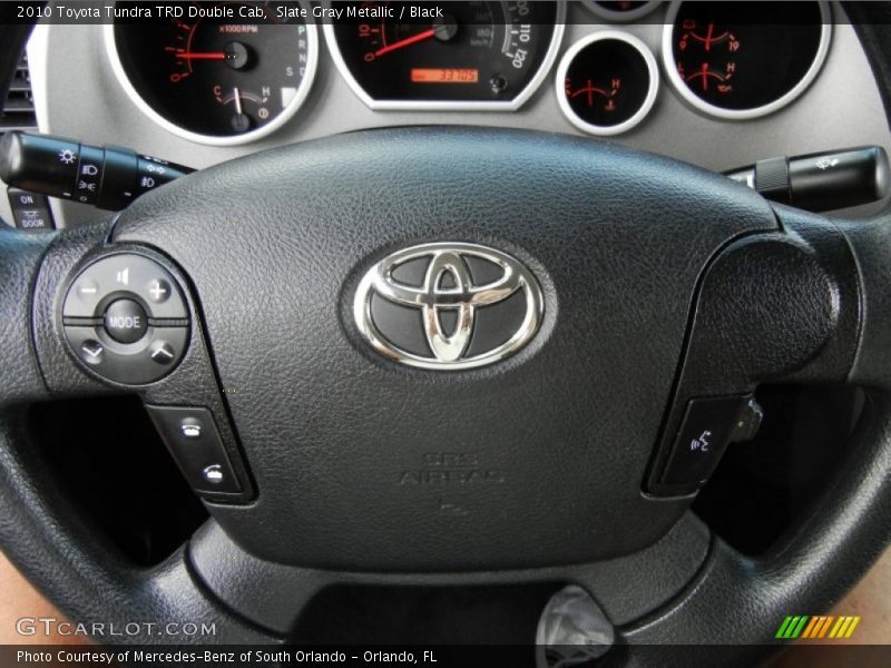 Slate Gray Metallic / Black 2010 Toyota Tundra TRD Double Cab