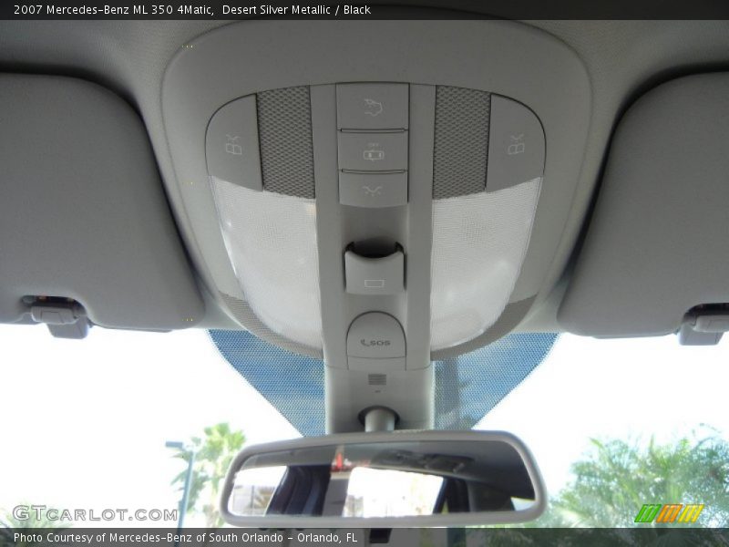 Desert Silver Metallic / Black 2007 Mercedes-Benz ML 350 4Matic