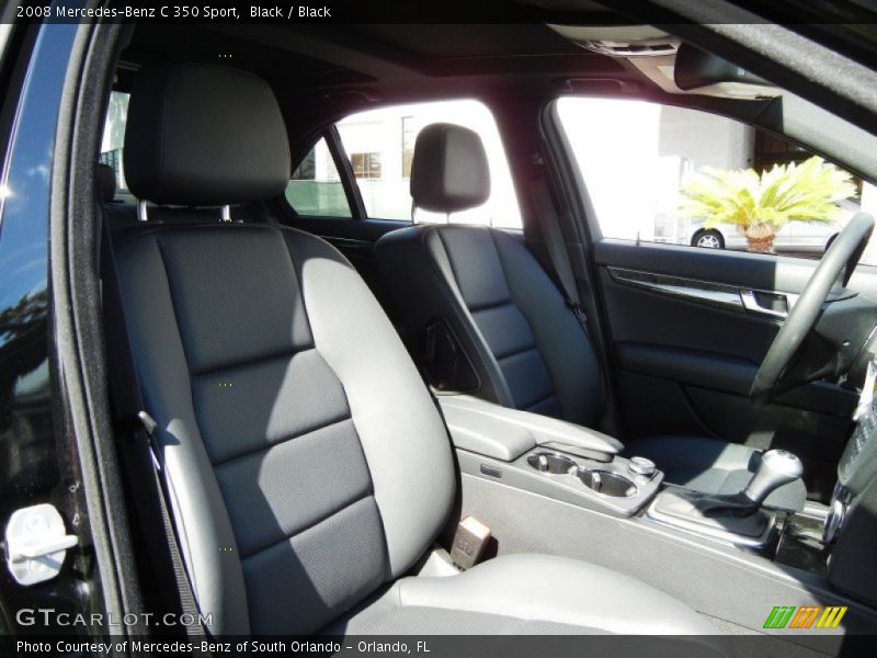 Black / Black 2008 Mercedes-Benz C 350 Sport